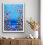 Blooming Sea - Hand Embellished Limited Edition Giclée Print