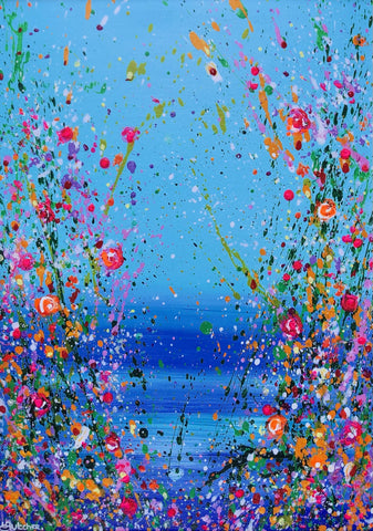 Blooming Sea - Hand Embellished Limited Edition Giclée Print