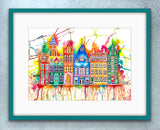 Nordic Street - Limited Edition Giclée Print
